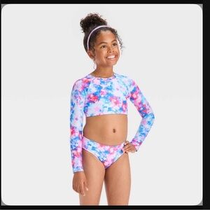 Cat & Jack Colorful Rashguard Set